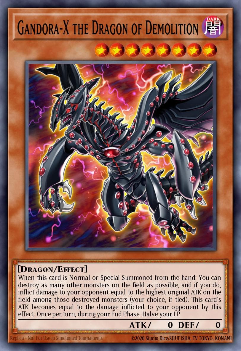 Gandora-X the Dragon of Demolition — The Dark Side of Dimensions Movie Pack: Secret Edition Yu-Gi-Oh! card by KAZUKI TAKAHASHI