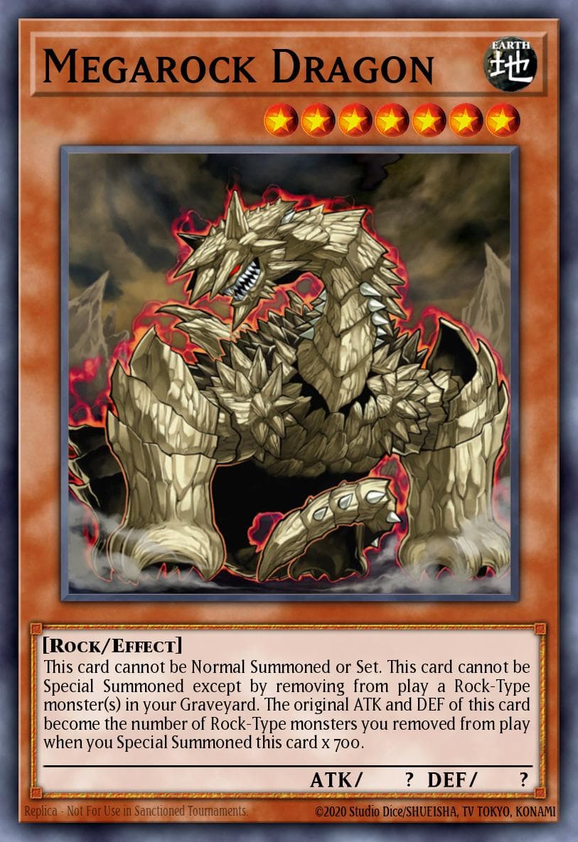 Megarock Dragon — Yu-Gi-Oh! card