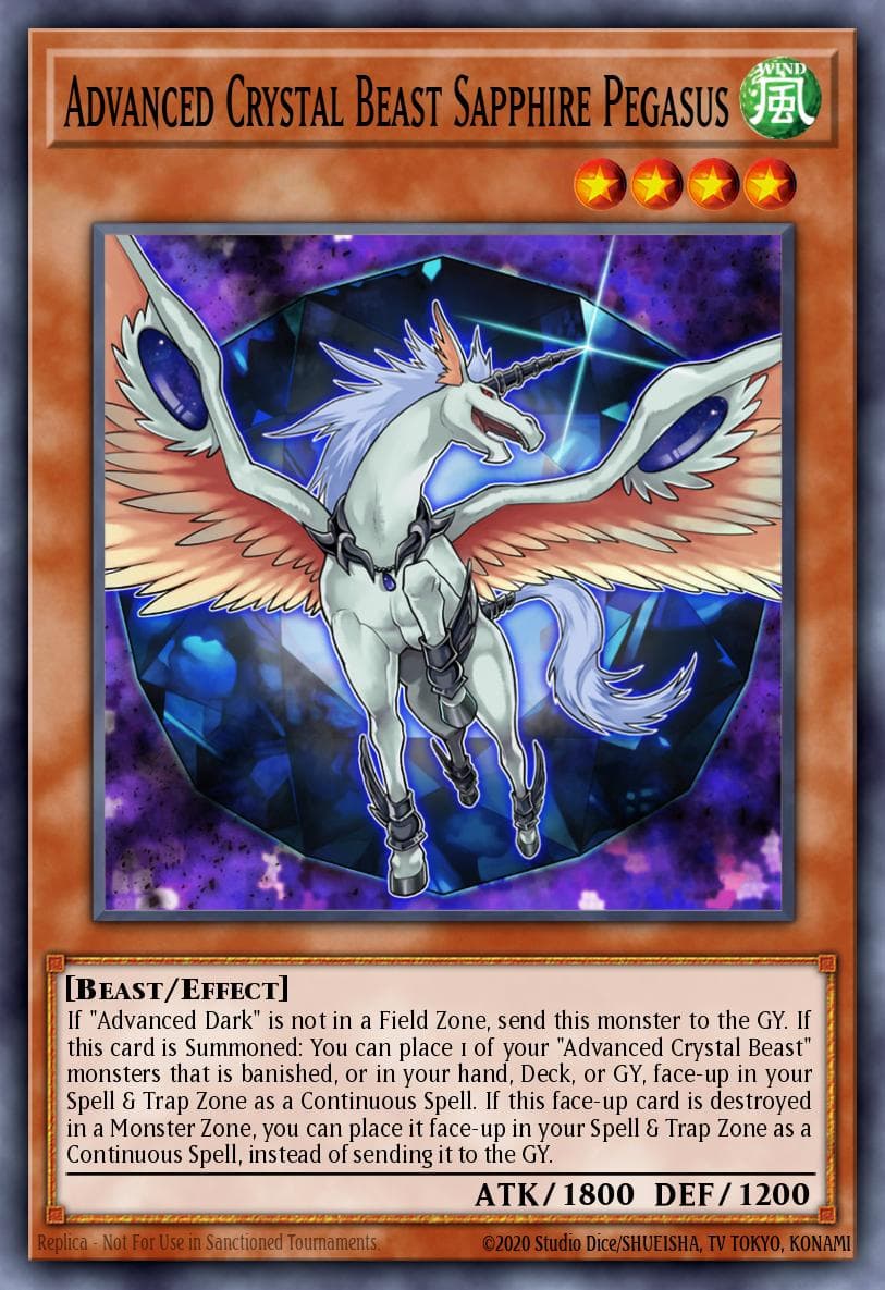 Advanced Crystal Beast Sapphire Pegasus — Battles of Legend: Crystal Revenge