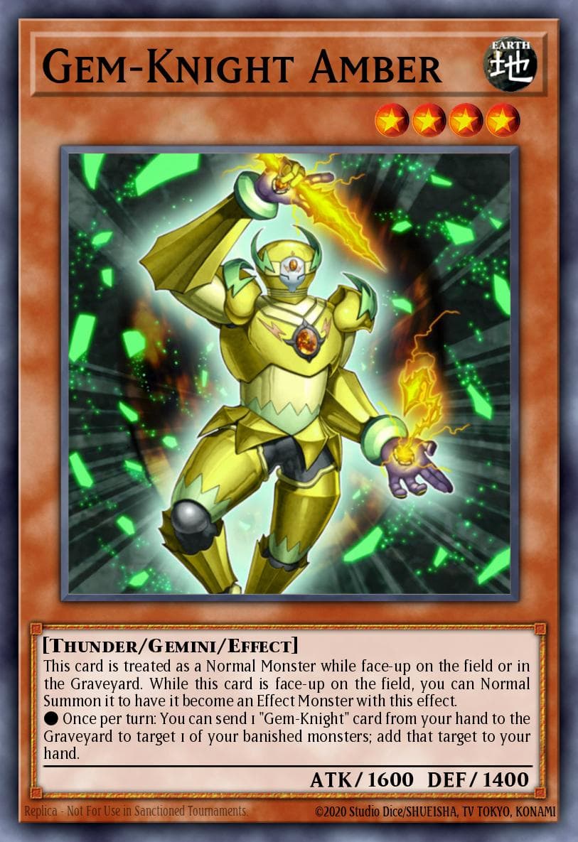 Gem-Knight Amber — Duel Terminal 6