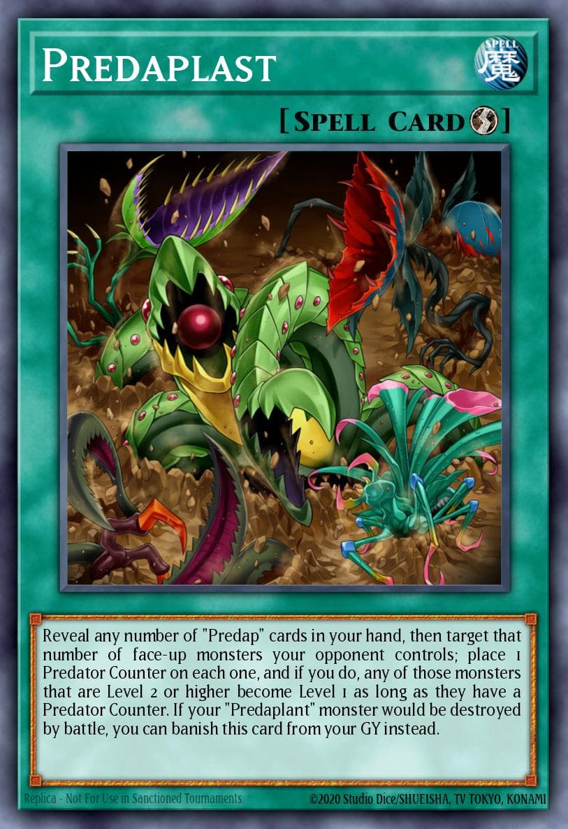 Predaplast — Battles of Legend: Hero's Revenge Yu-Gi-Oh! card by KAZUKI TAKAHASHI