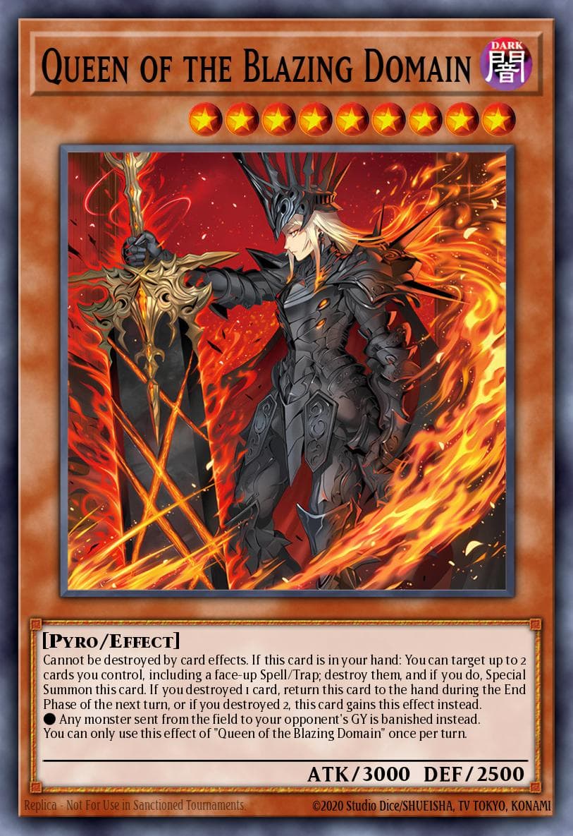 Queen of the Blazing Domain — 2025 Mega-Pack Tin