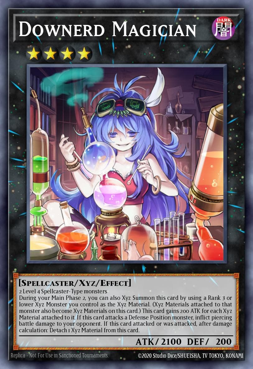 Downerd Magician — Brothers of Legend Yu-Gi-Oh! card by Studio Dice