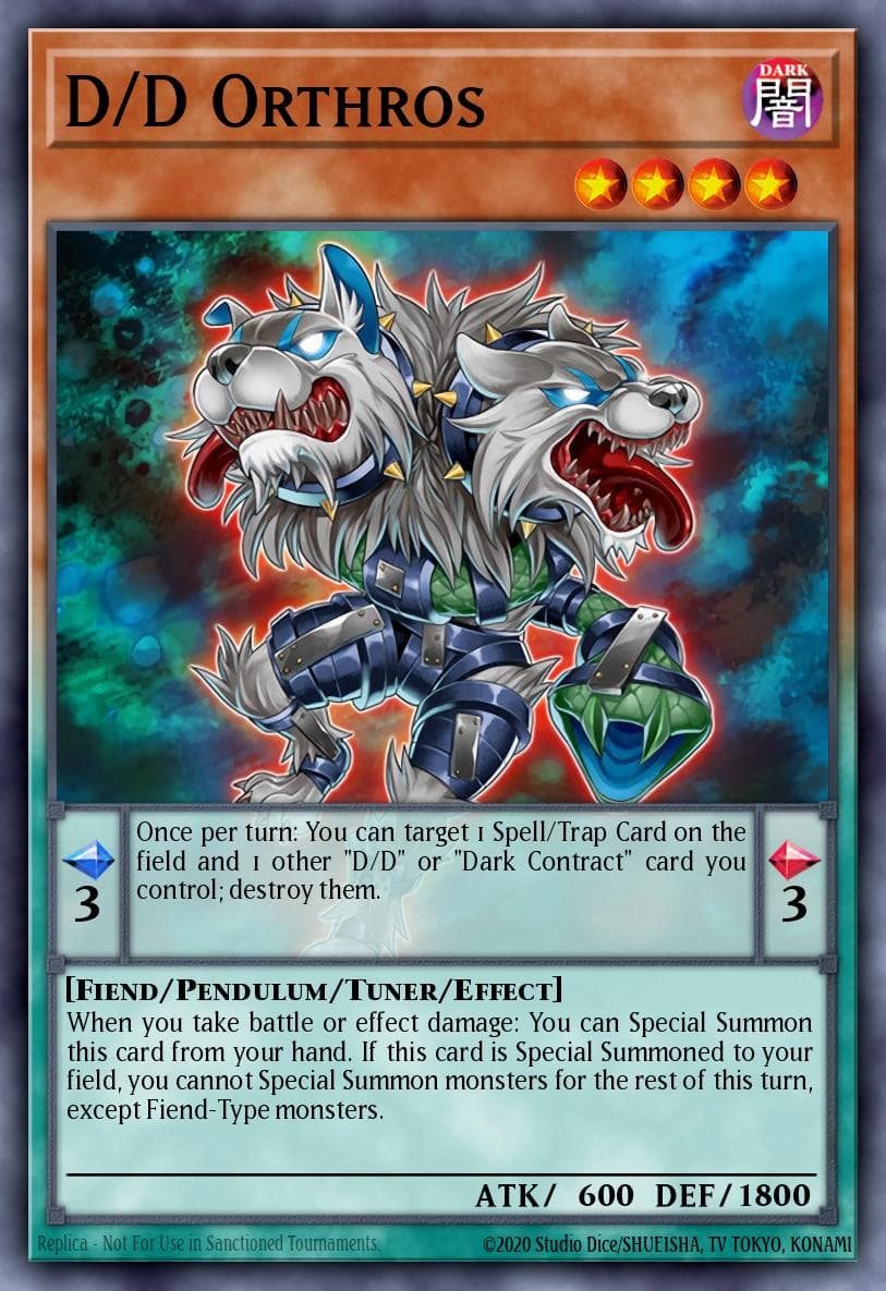 D/D Orthros — Yu-Gi-Oh! card