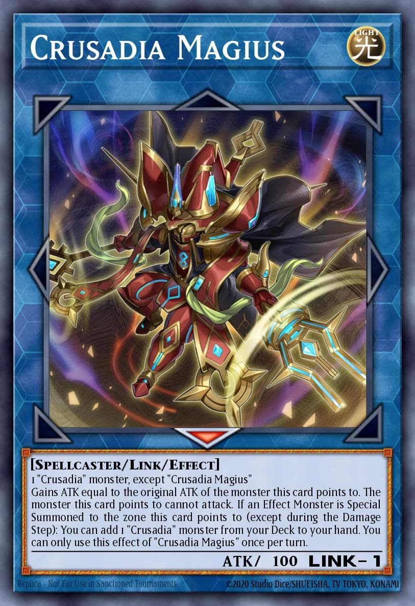 Crusadia Magius — Cybernetic Horizon Yu-Gi-Oh! card by KAZUKI TAKAHASHI