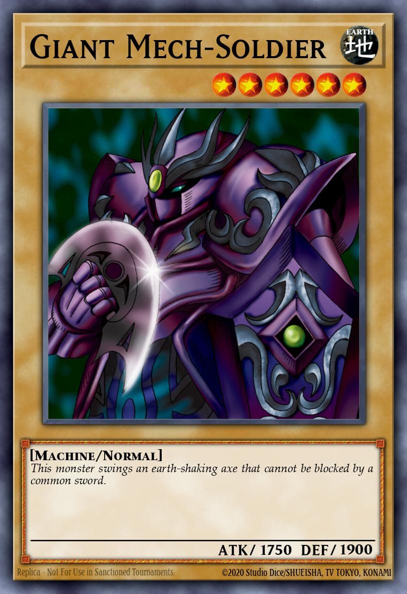 Giant Mech-Soldier — Speed Duel: Trials of the Kingdom Yu-Gi-Oh! card by KAZUKI TAKAHASHI