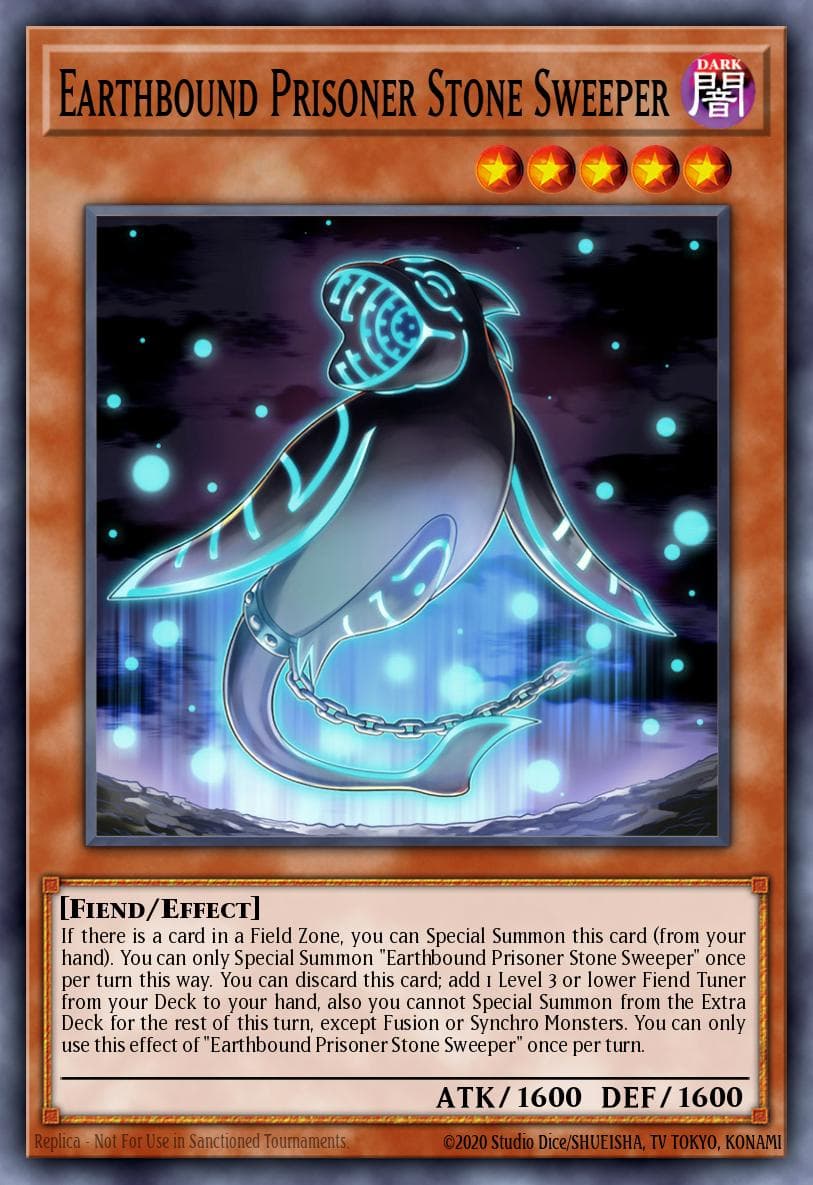 Earthbound Prisoner Stone Sweeper — Phantom Revenge Yu-Gi-Oh! card by Studio Dice
