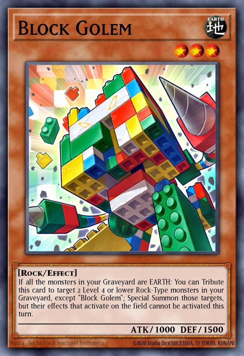 Block Golem — Speed Duel: Battle City Box