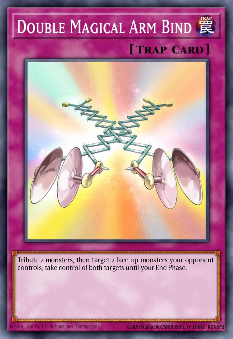 Double Magical Arm Bind — Dragons of Legend 2 Yu-Gi-Oh! card by KAZUKI TAKAHASHI