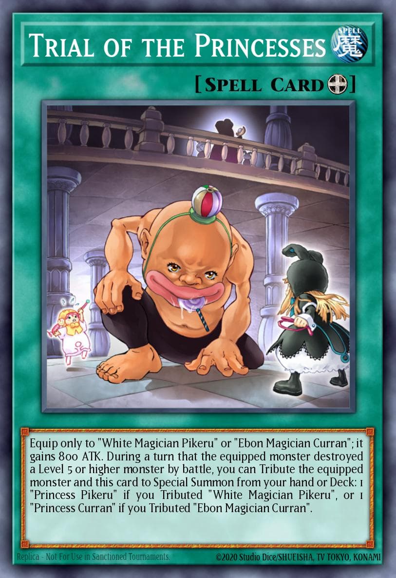 Trial of the Princesses — Shadow of Infinity Yu-Gi-Oh! card by KAZUKI TAKAHASHI
