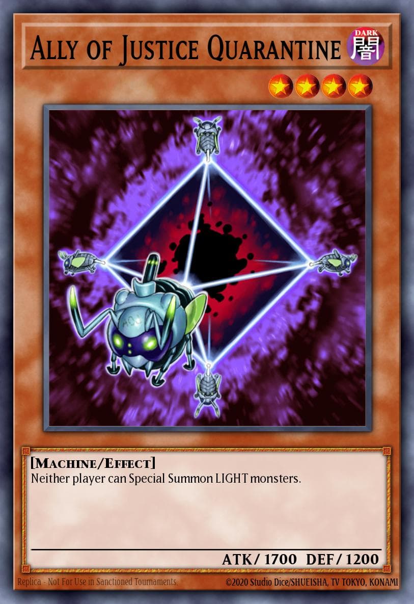 Ally of Justice Quarantine — Hidden Arsenal 3 Yu-Gi-Oh! card by TAKAHASHI