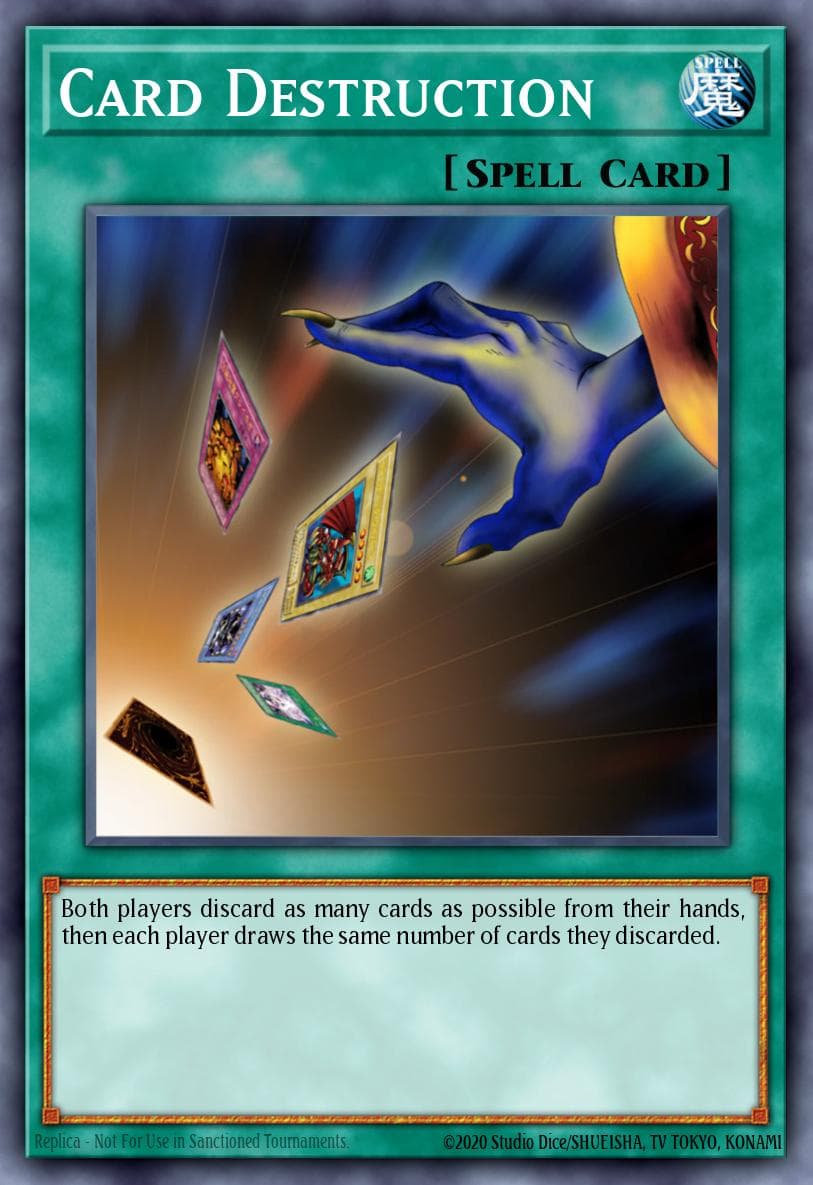 Card Destruction — Yu-Gi-Oh! card