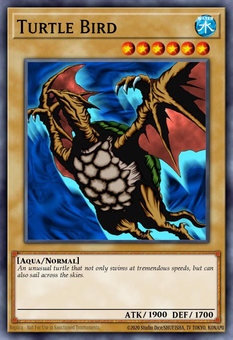Turtle Bird — McDonald's Promo Yu-Gi-Oh! card by KAZUKI TAKAHASHI