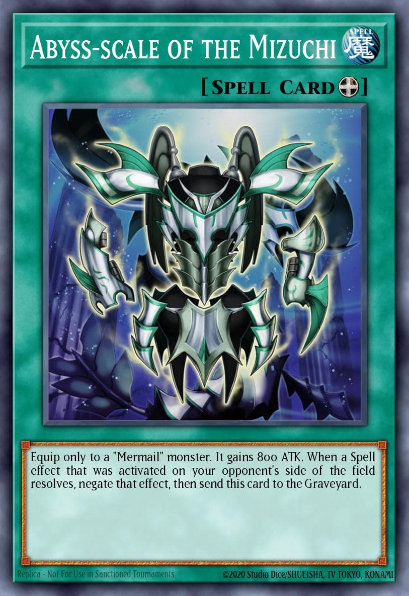 Abyss-scale of the Mizuchi — 2014 Mega-Tins Mega Pack Yu-Gi-Oh! card by KAZUKI TAKAHASHI