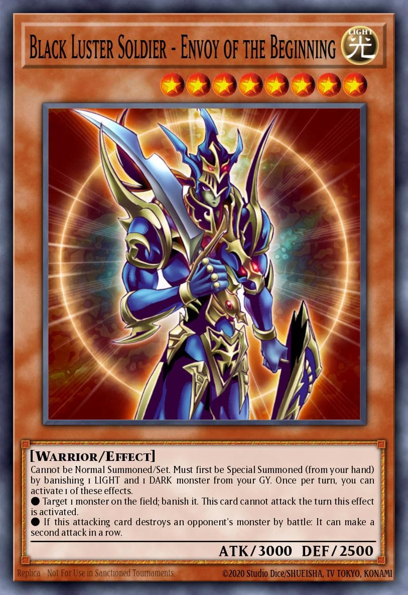 Black Luster Soldier - Envoy of the Beginning — Yu-Gi-Oh! card