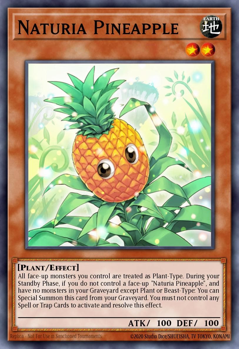 Naturia Pineapple — Yu-Gi-Oh! card