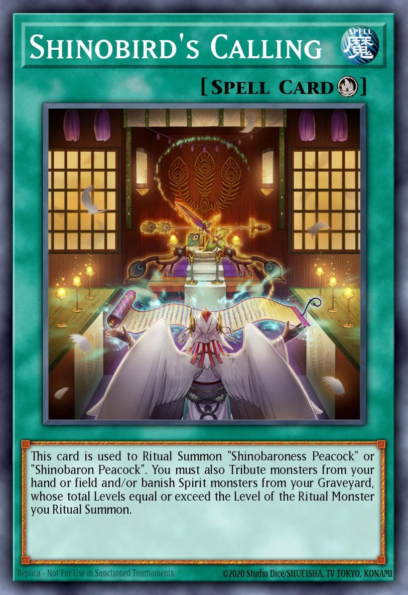 Shinobird's Calling — Raging Tempest Yu-Gi-Oh! card by KAZUKI TAKAHASHI
