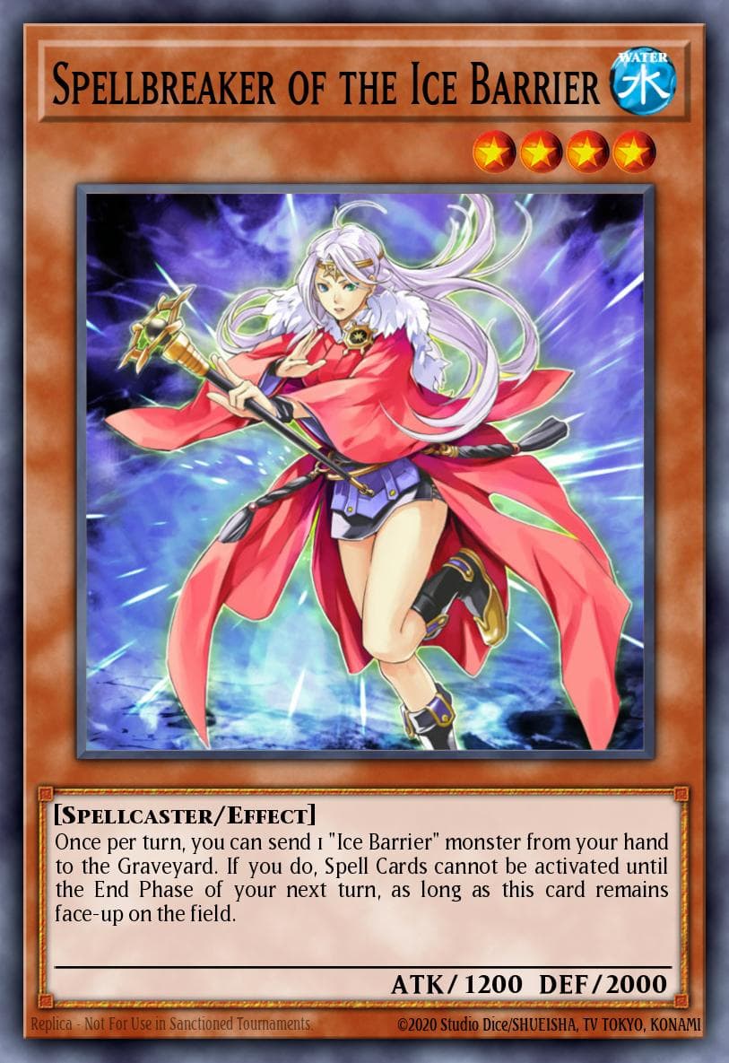 Spellbreaker of the Ice Barrier — Structure Deck: Freezing Chains Yu-Gi-Oh! card by Konami