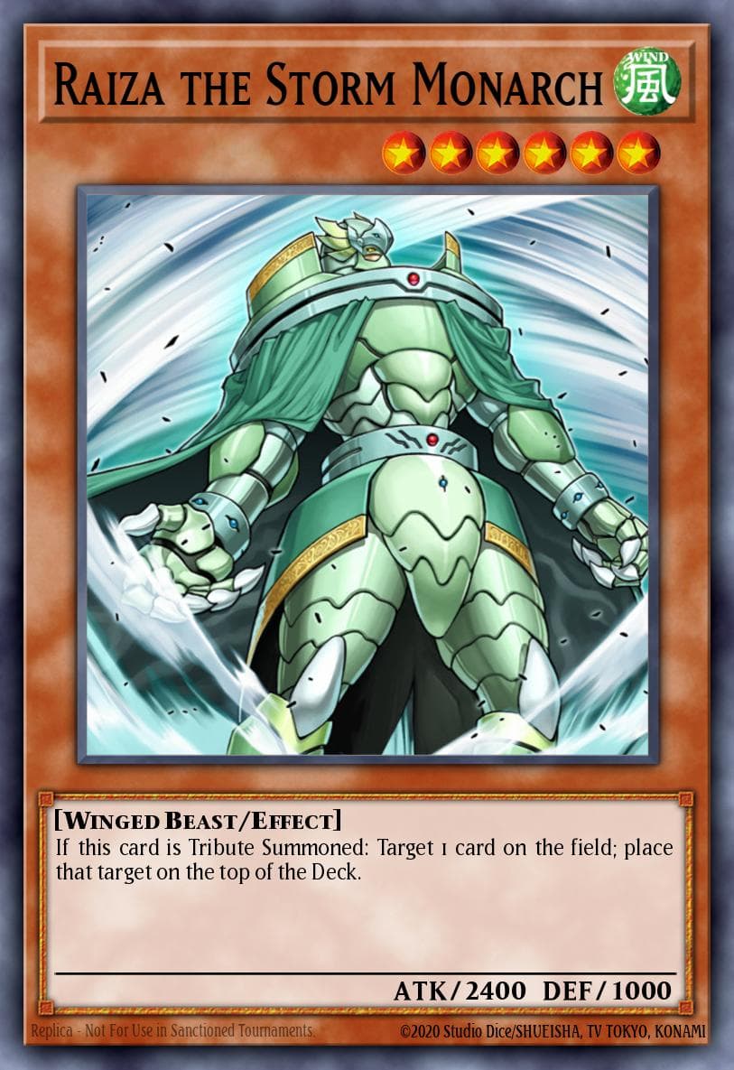 Raiza the Storm Monarch — Yu-Gi-Oh! card