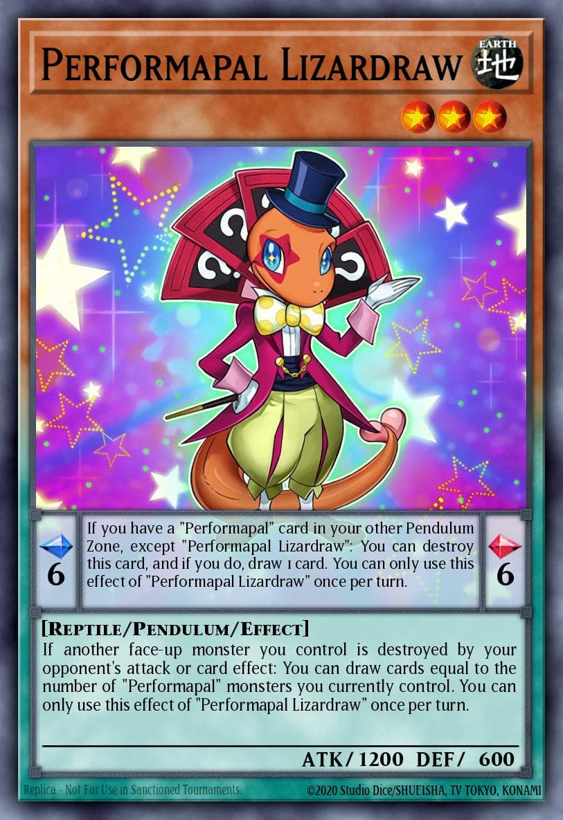Performapal Lizardraw — Crossed Souls