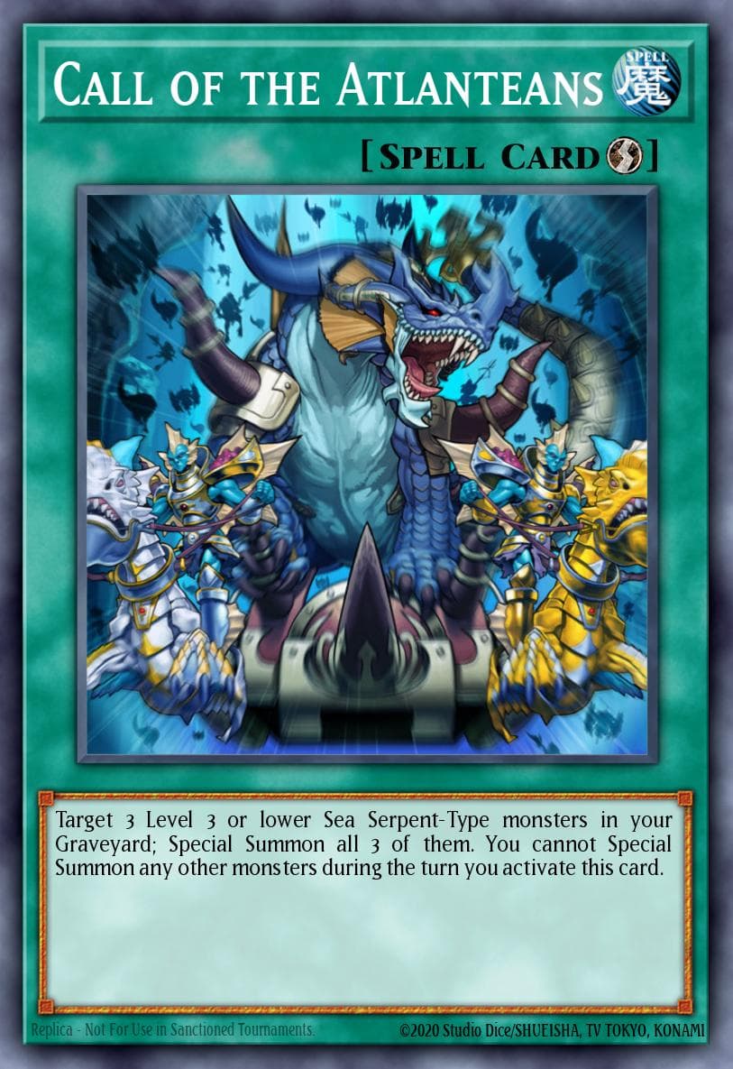 Call of the Atlanteans — Structure Deck: Realm of the Sea Emperor Yu-Gi-Oh! card by KAZUKI TAKAHASHI
