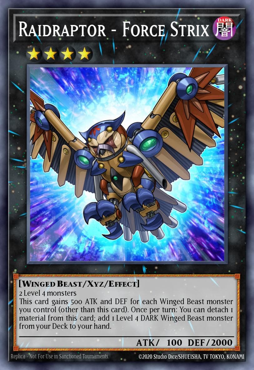 Raidraptor - Force Strix — Yu-Gi-Oh! card