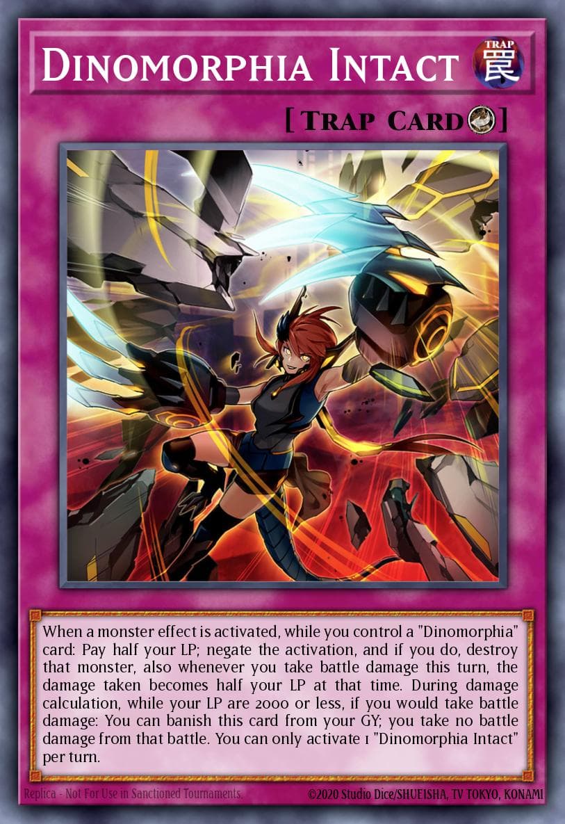 Dinomorphia Intact — OTS Tournament Pack 23 Yu-Gi-Oh! card by Studio Dice/SHUEISHA, TV TOKYO, KONAMI