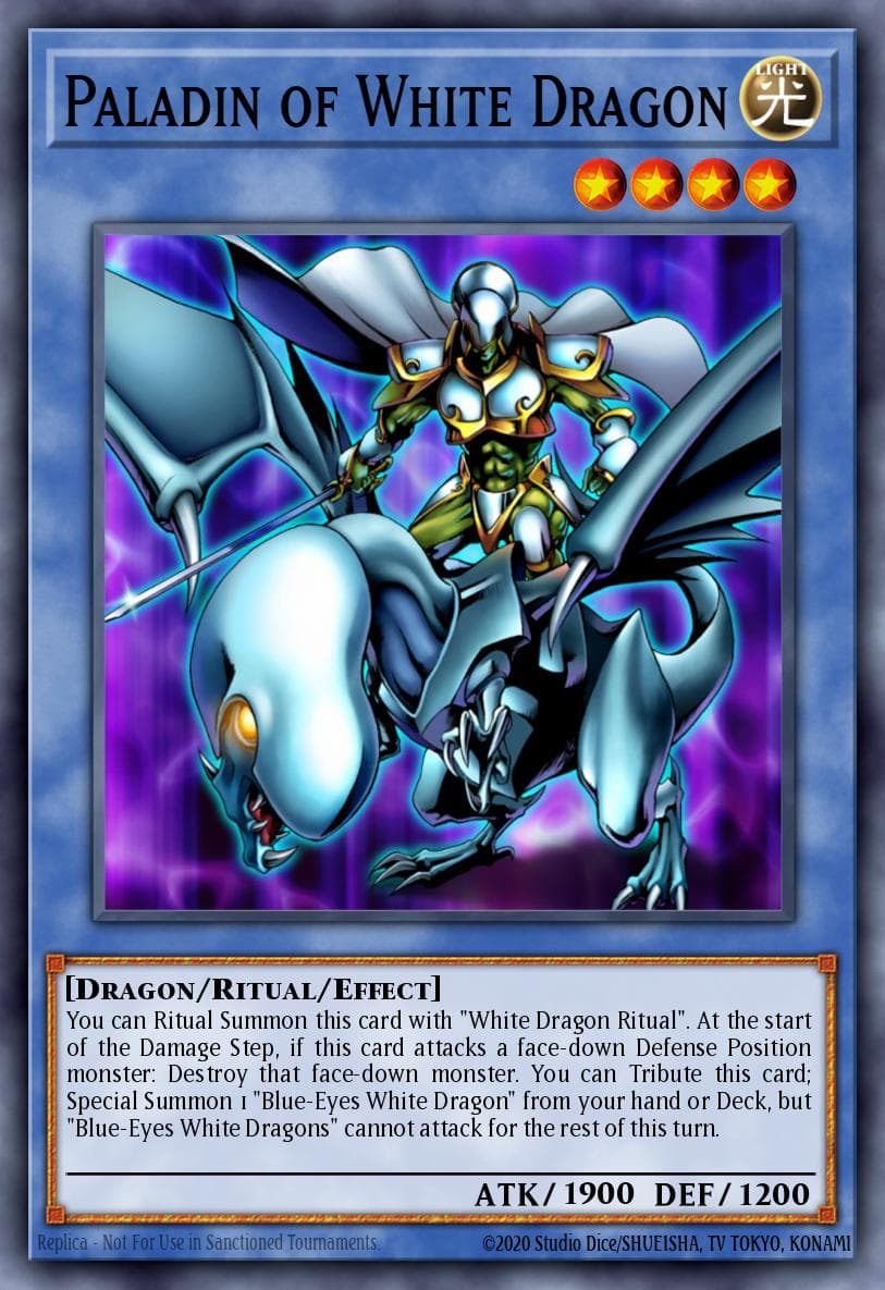 Paladin of White Dragon — Yu-Gi-Oh! card