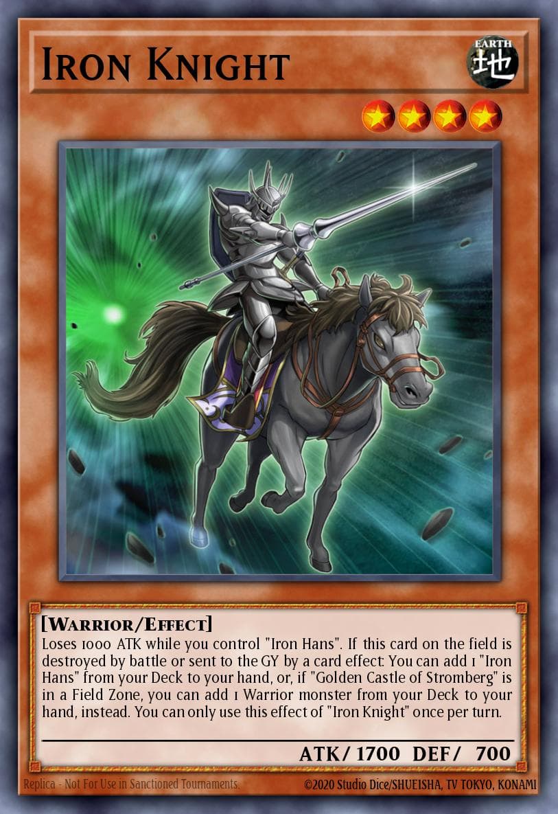Iron Knight — Battles of Legend: Relentless Revenge Yu-Gi-Oh! card by KAZUKI TAKAHASHI