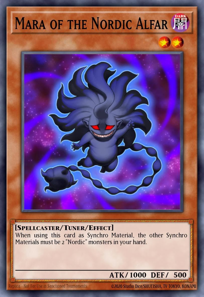 Mara of the Nordic Alfar — Legendary Hero Decks Yu-Gi-Oh! card by KAZUKI TAKAHASHI