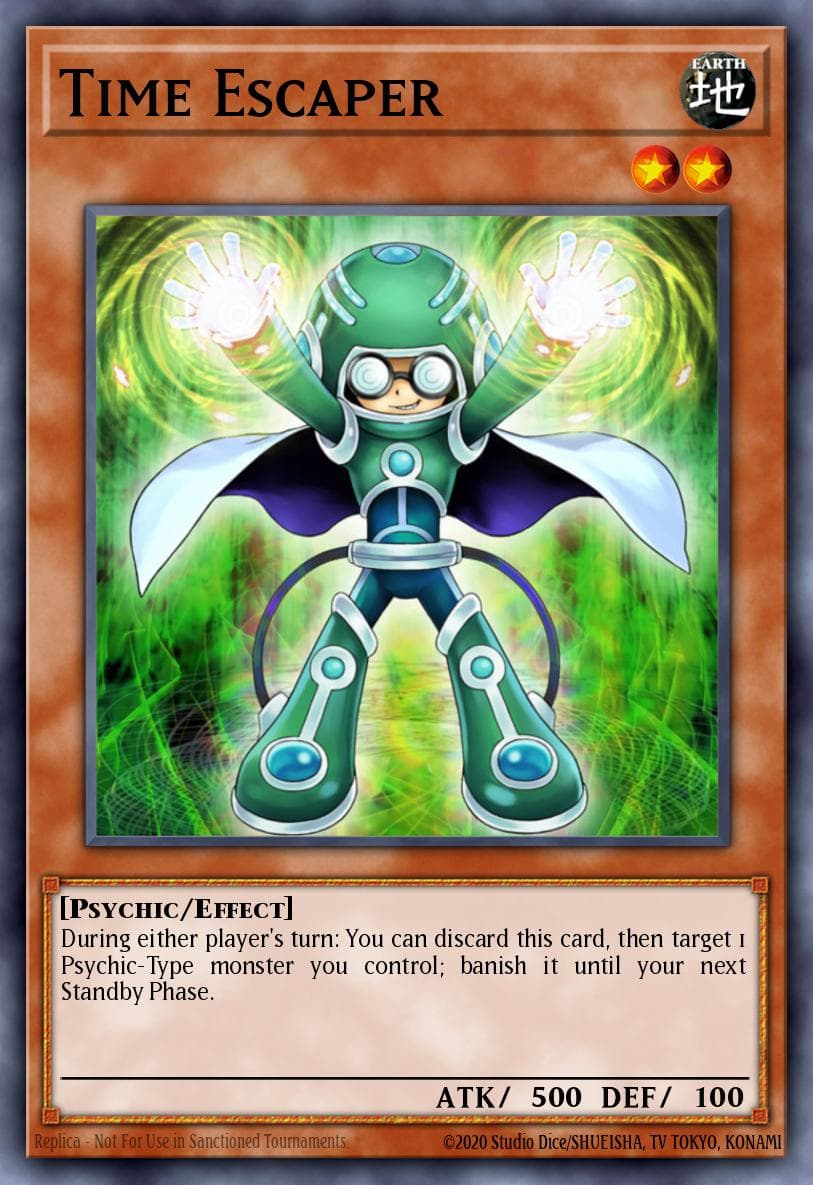 Time Escaper — Generation Force Yu-Gi-Oh! card by KAZUKI TAKAHASHI
