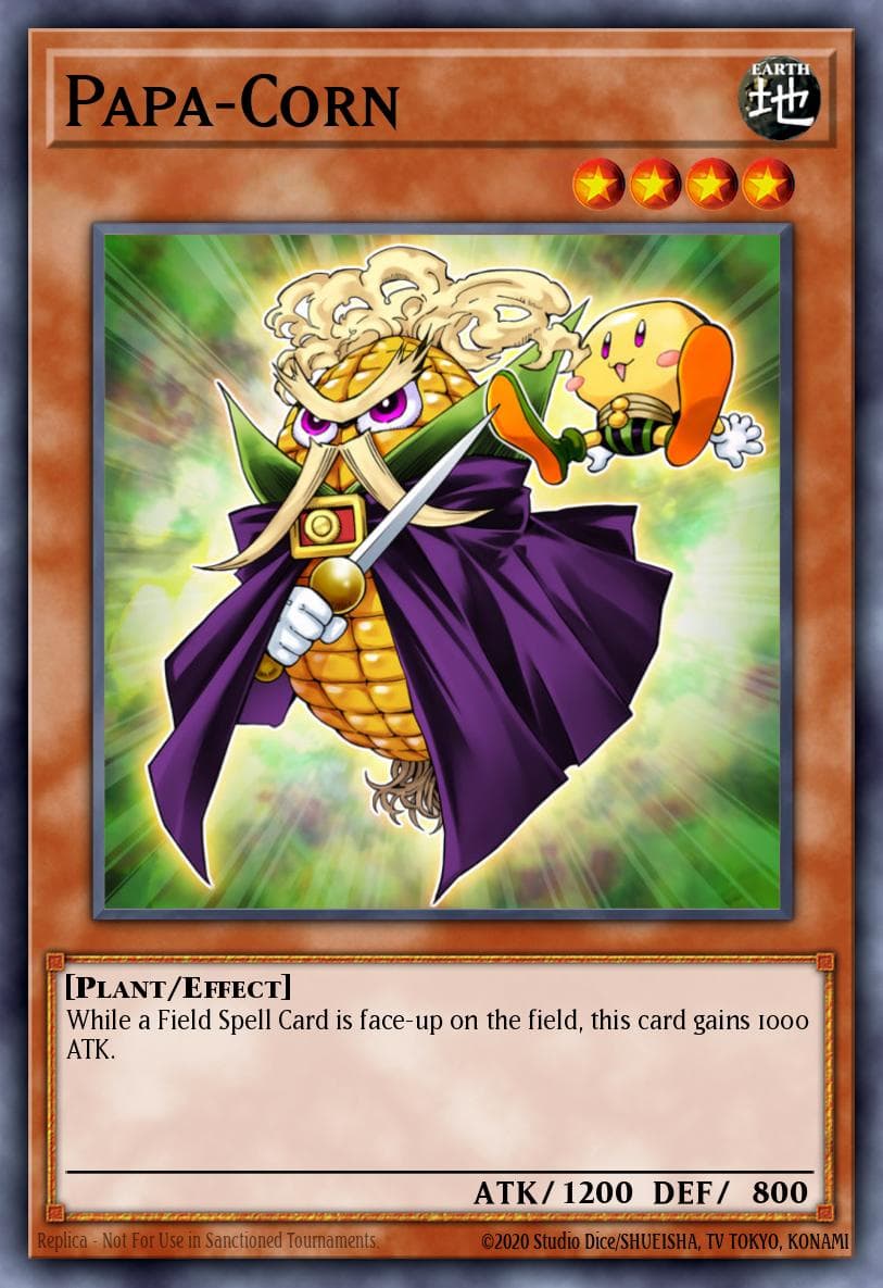 Papa-Corn — Abyss Rising Yu-Gi-Oh! card by KAZUKI TAKAHASHI