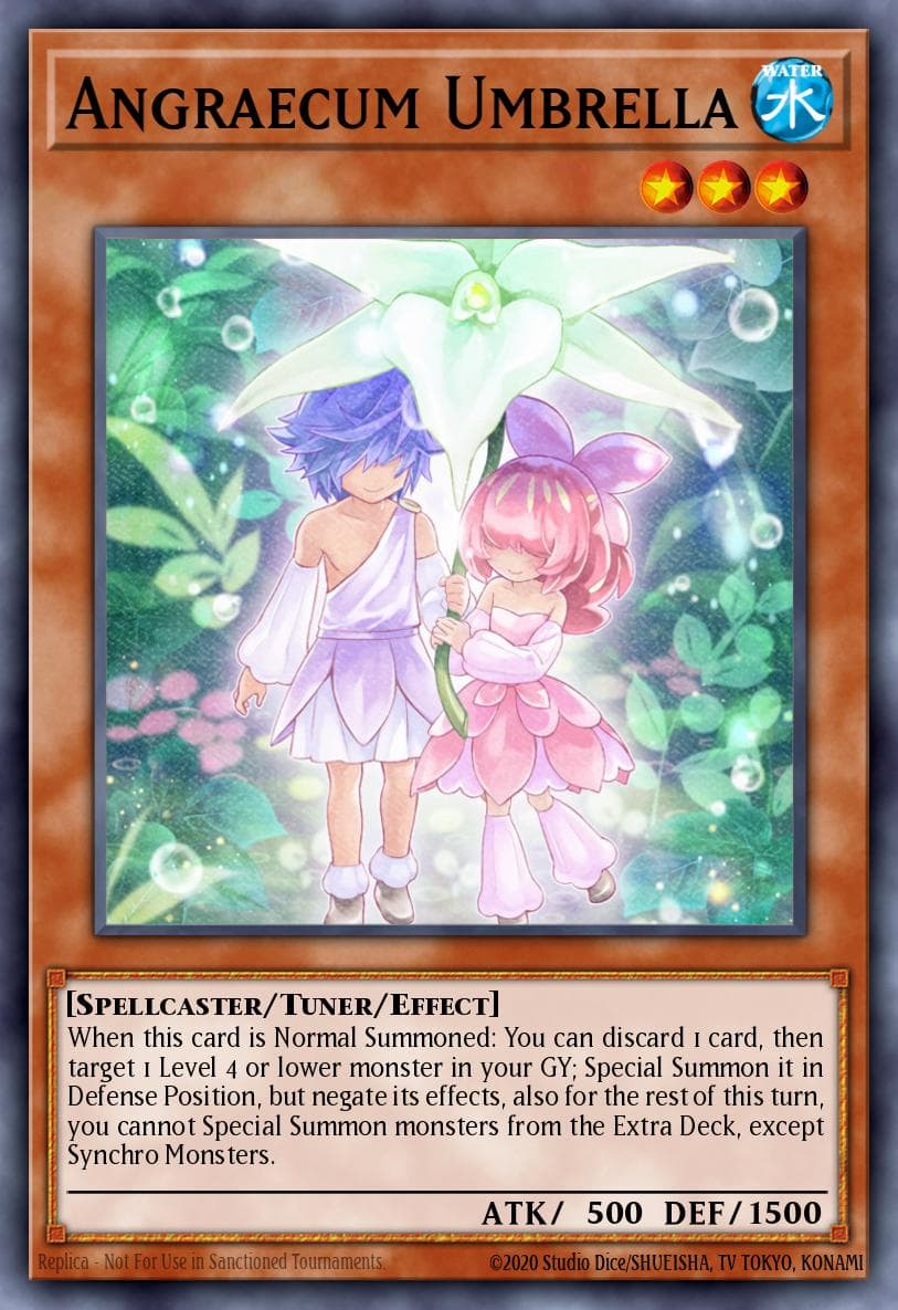 Angraecum Umbrella — Duel Overload Yu-Gi-Oh! card by KAZUKI TAKAHASHI