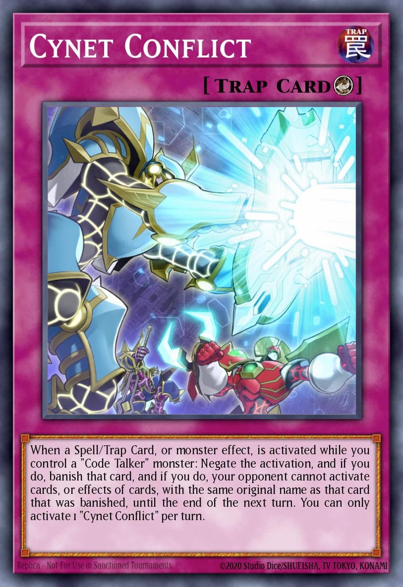 Cynet Conflict — Fists of the Gadgets Yu-Gi-Oh! card by KAZUKI TAKAHASHI