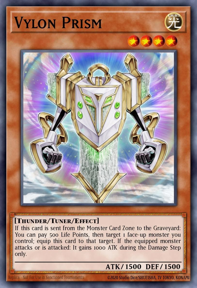 Vylon Prism — Structure Deck: Realm of Light Yu-Gi-Oh! card by KAZUKI TAKAHASHI