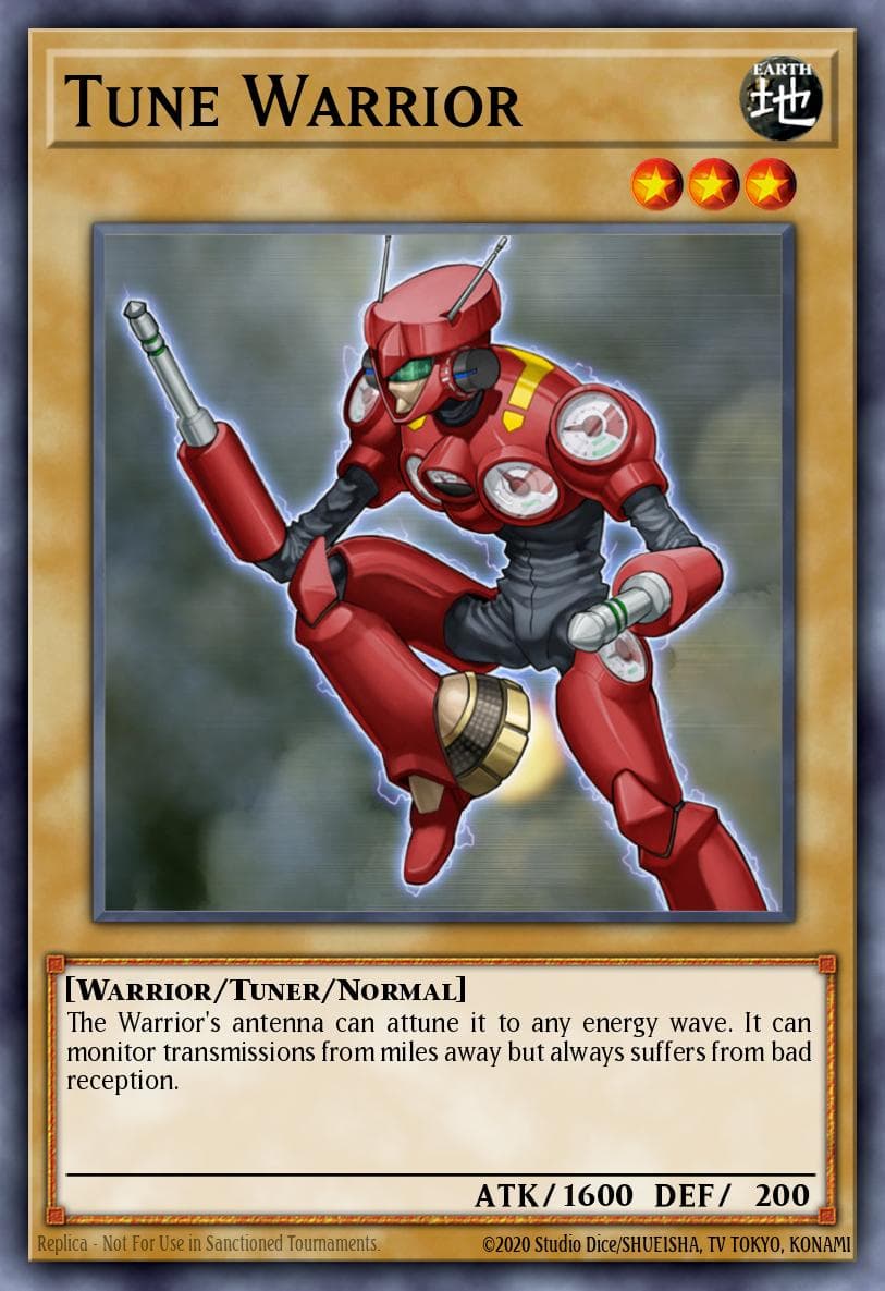 Tune Warrior — Starter Deck: Duelist Toolbox Yu-Gi-Oh! card by KAZUKI TAKAHASHI