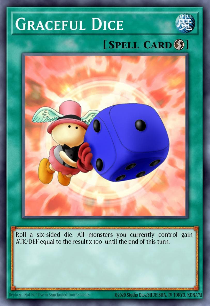 Graceful Dice — Yu-Gi-Oh! Video Game Promotional Cards