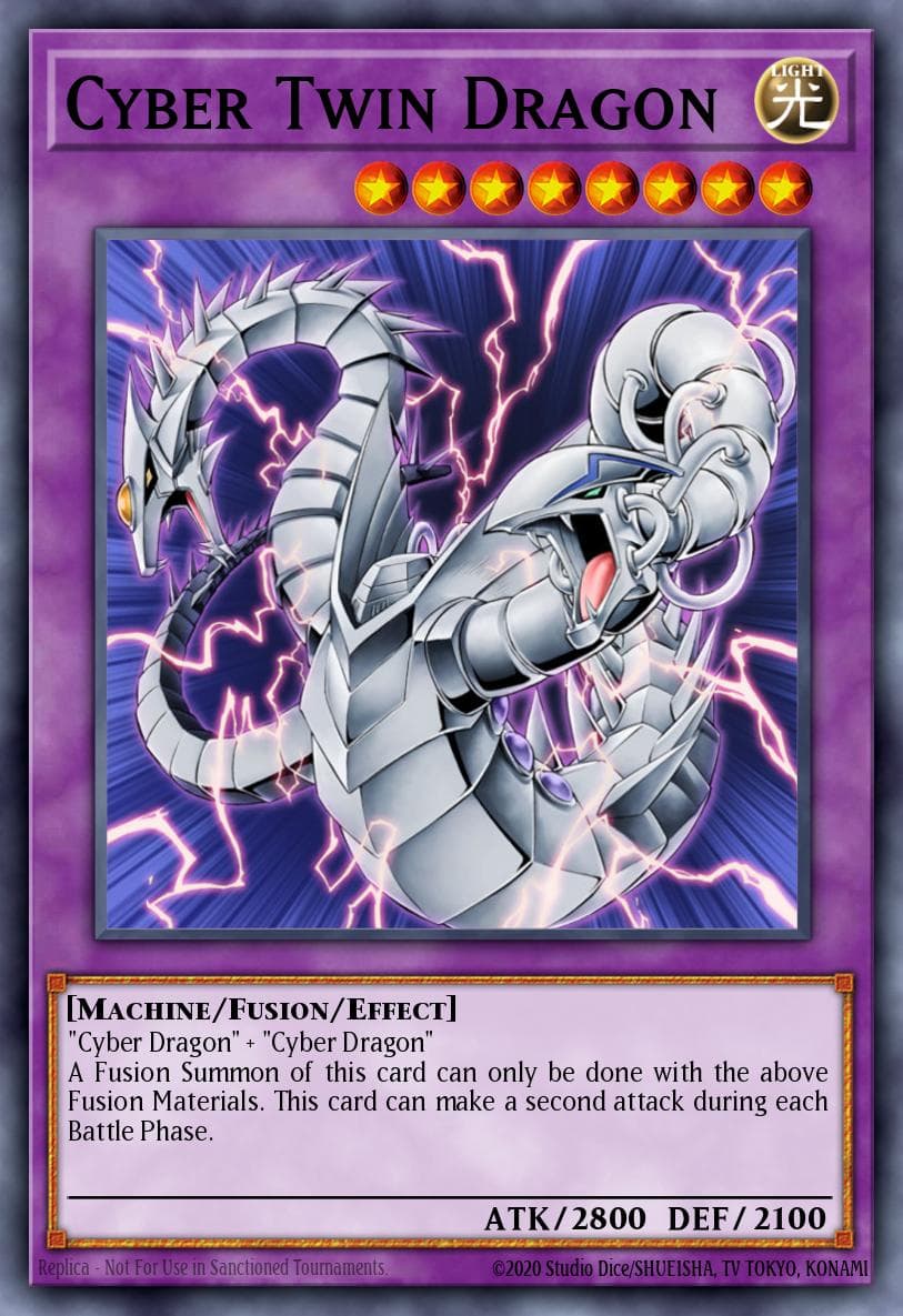 Cyber Twin Dragon — Yu-Gi-Oh! card