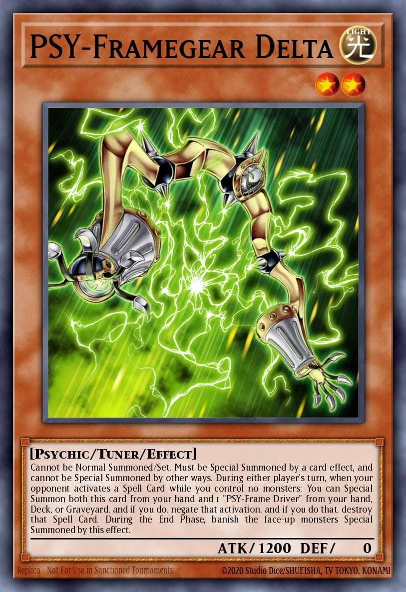 PSY-Framegear Delta — Yu-Gi-Oh! card