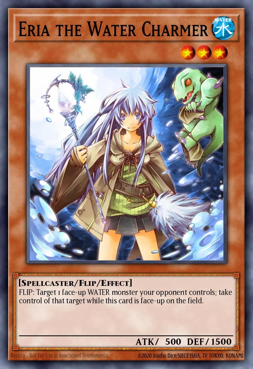 Eria the Water Charmer — Duel Terminal 6 Yu-Gi-Oh! card by KAZUKI TAKAHASHI