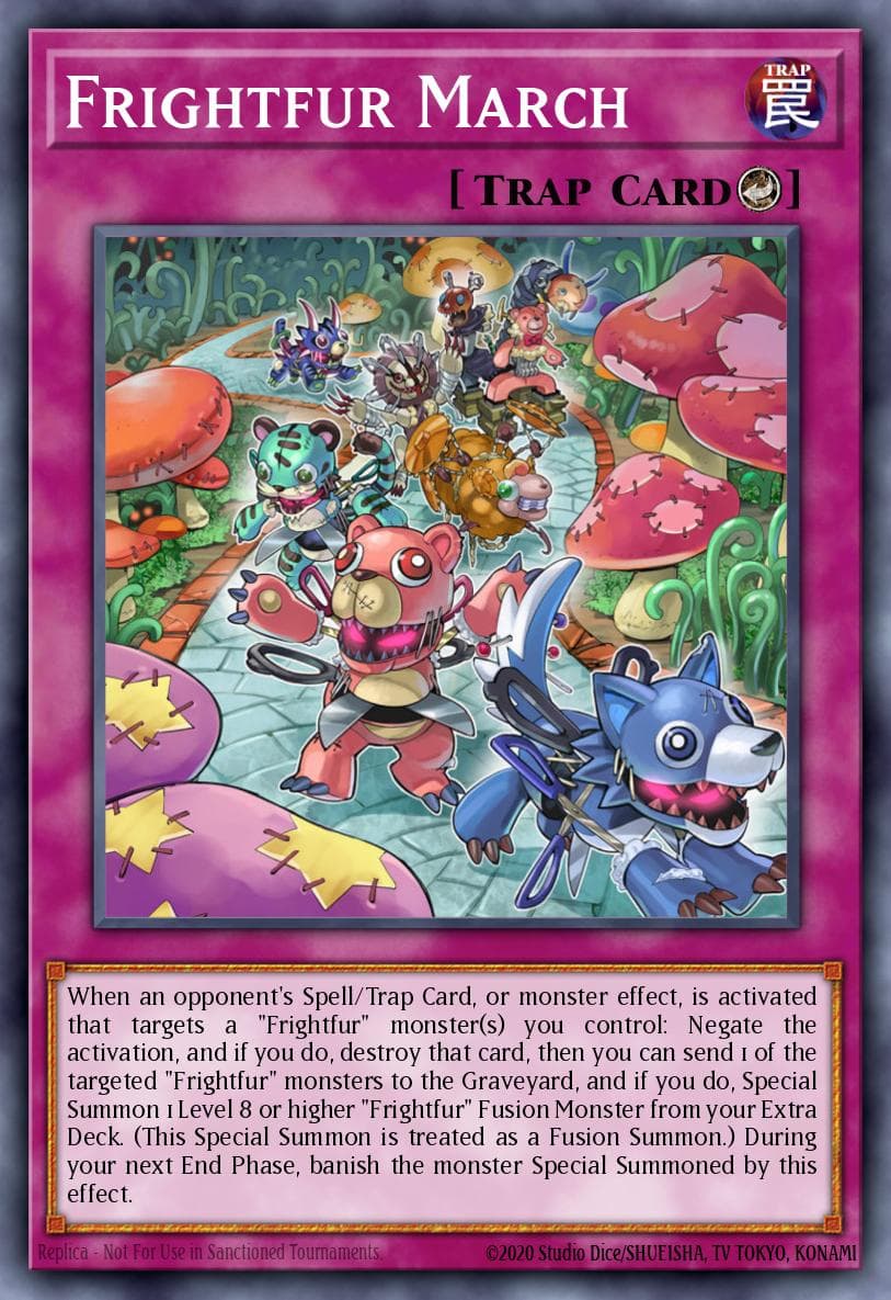 Frightfur March — Dimension of Chaos Yu-Gi-Oh! card by KAZUKI TAKAHASHI