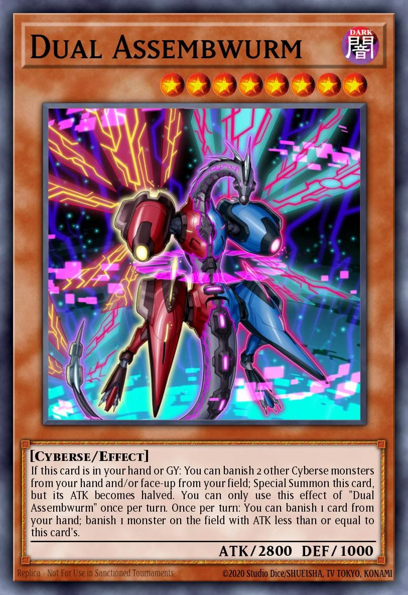 Dual Assembwurm — Structure Deck: Cyberse Link Yu-Gi-Oh! card by KAZUKI TAKAHASHI