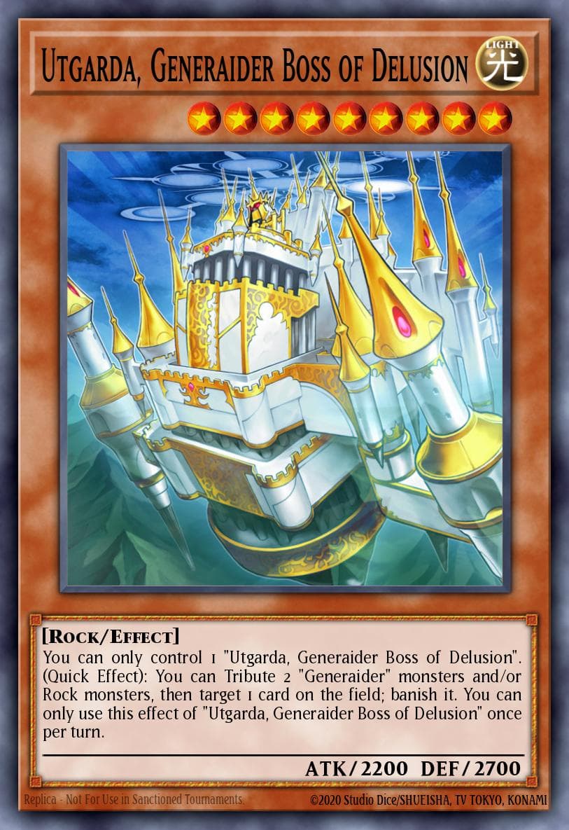 Utgarda, Generaider Boss of Delusion — Ignition Assault Yu-Gi-Oh! card by KAZUKI TAKAHASHI