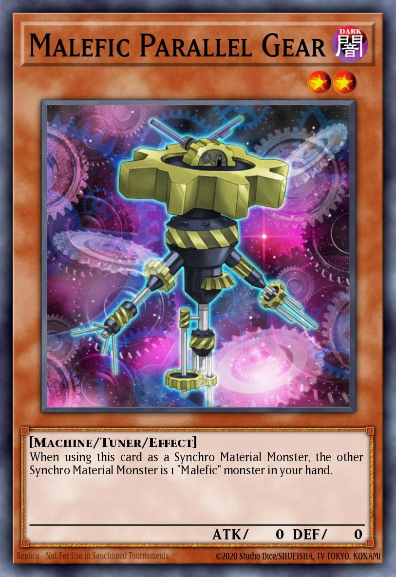 Malefic Parallel Gear — Yu-Gi-Oh! card