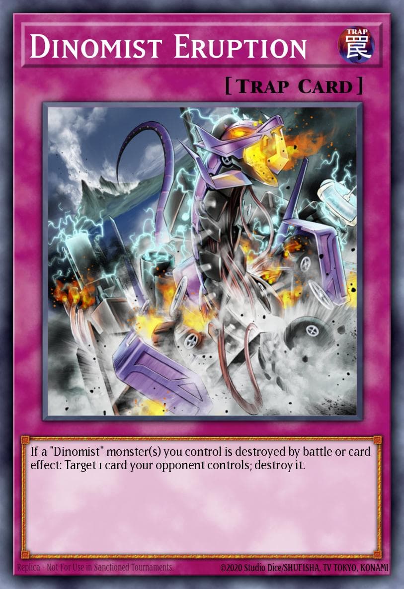Dinomist Eruption — 2017 Mega-Tins Mega Pack Yu-Gi-Oh! card by KAZUKI TAKAHASHI