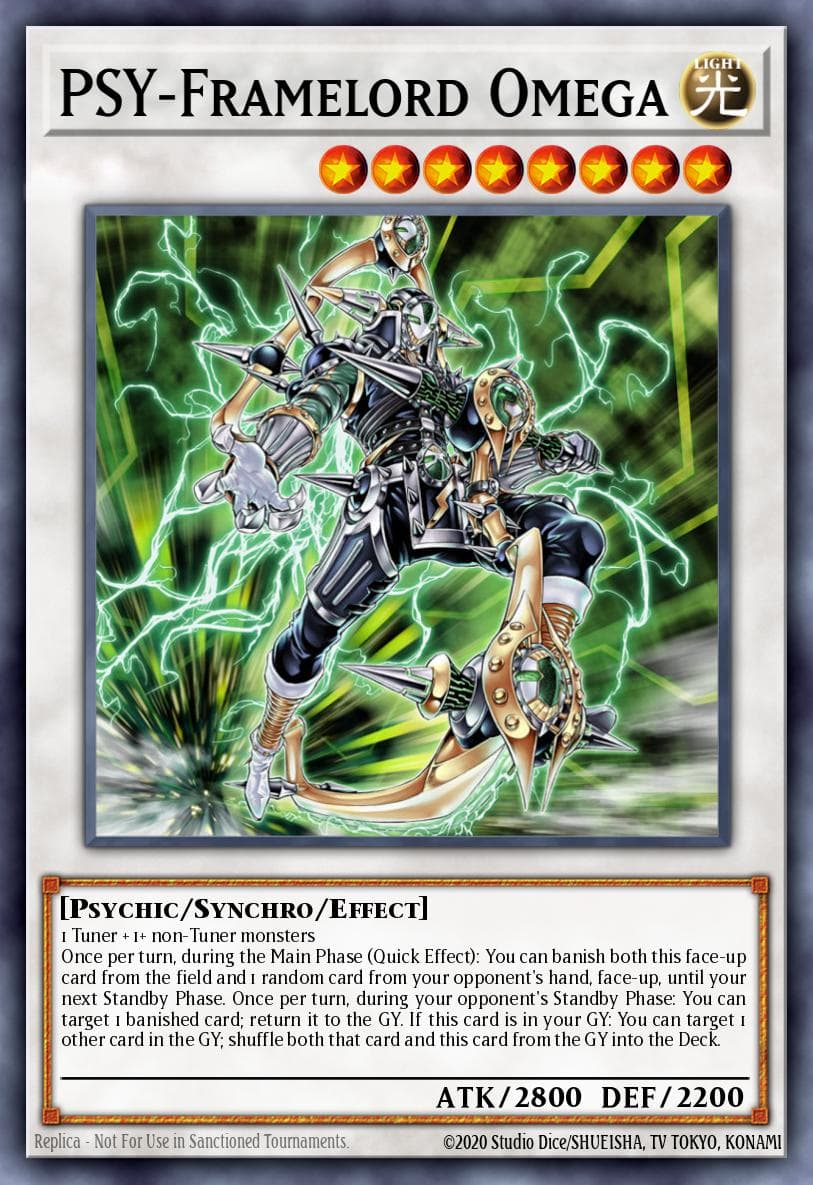 PSY-Framelord Omega — Yu-Gi-Oh! card