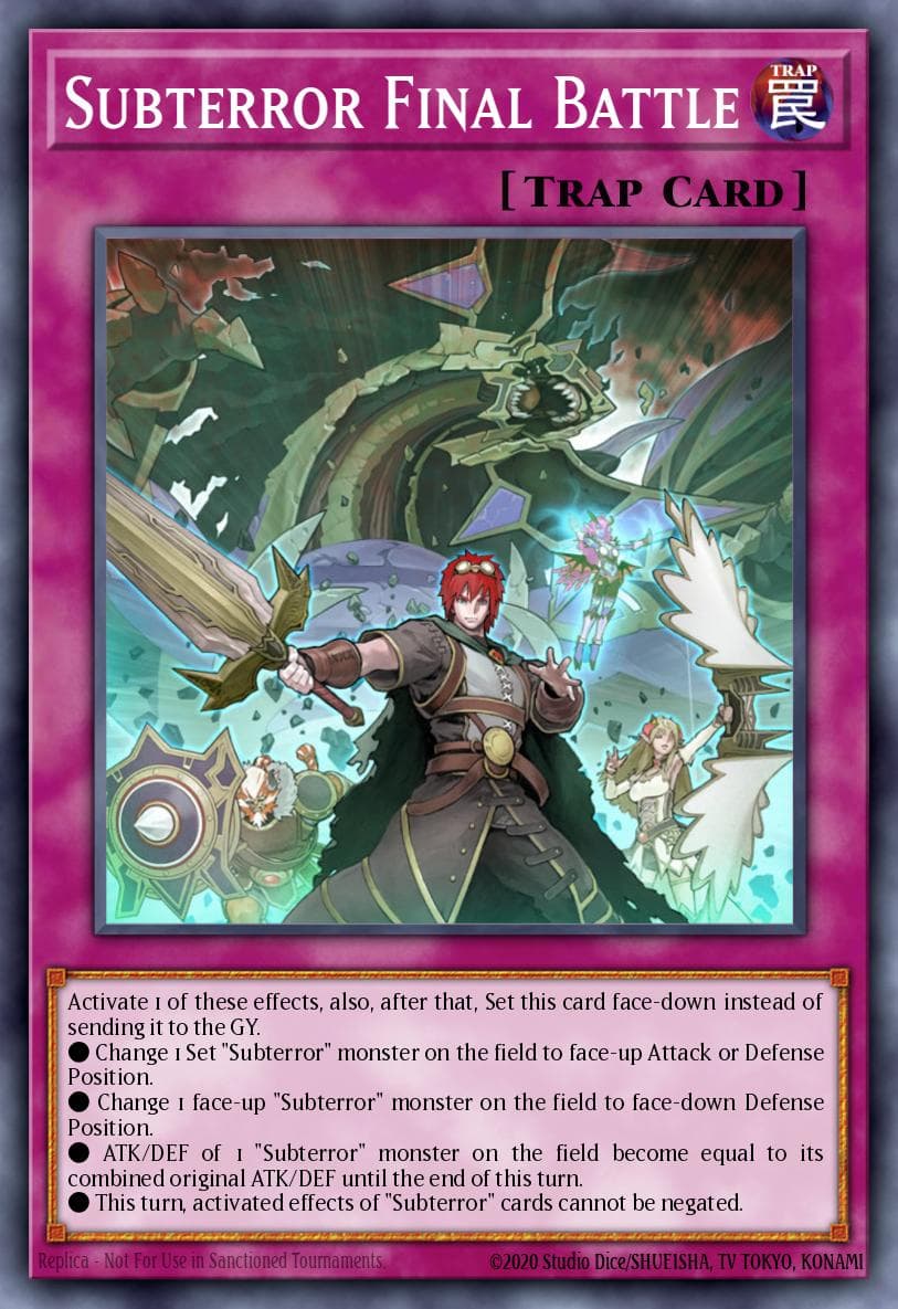 Subterror Final Battle — Maximum Crisis Yu-Gi-Oh! card by KAZUKI TAKAHASHI