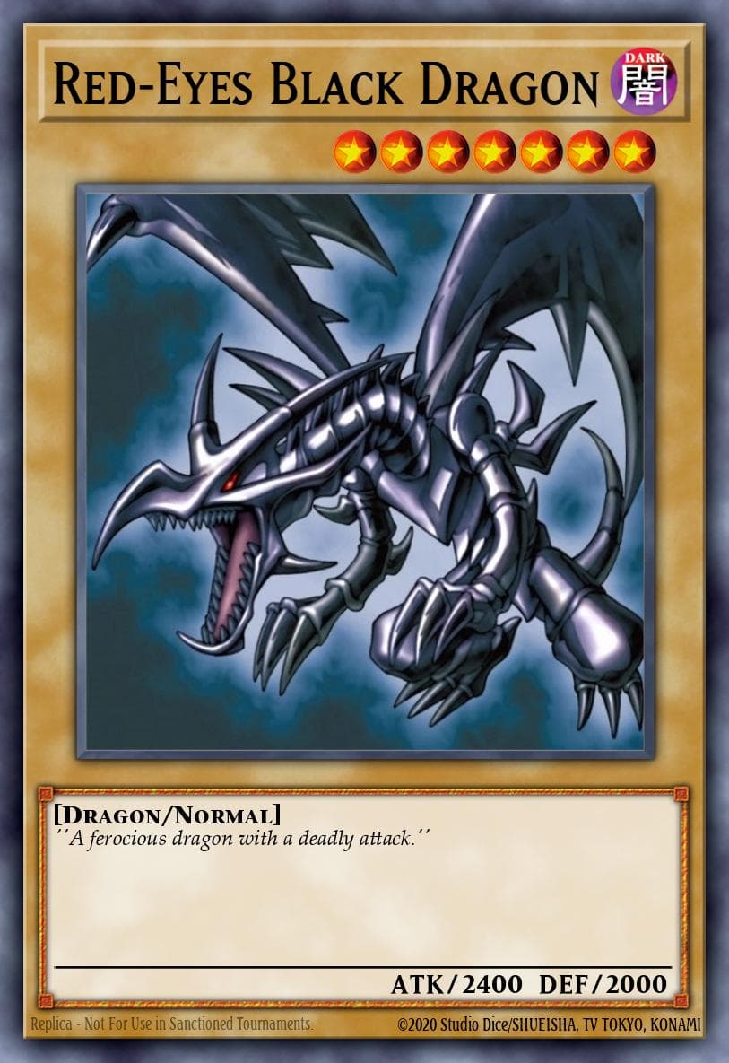 Red-Eyes Black Dragon — Yu-Gi-Oh! card