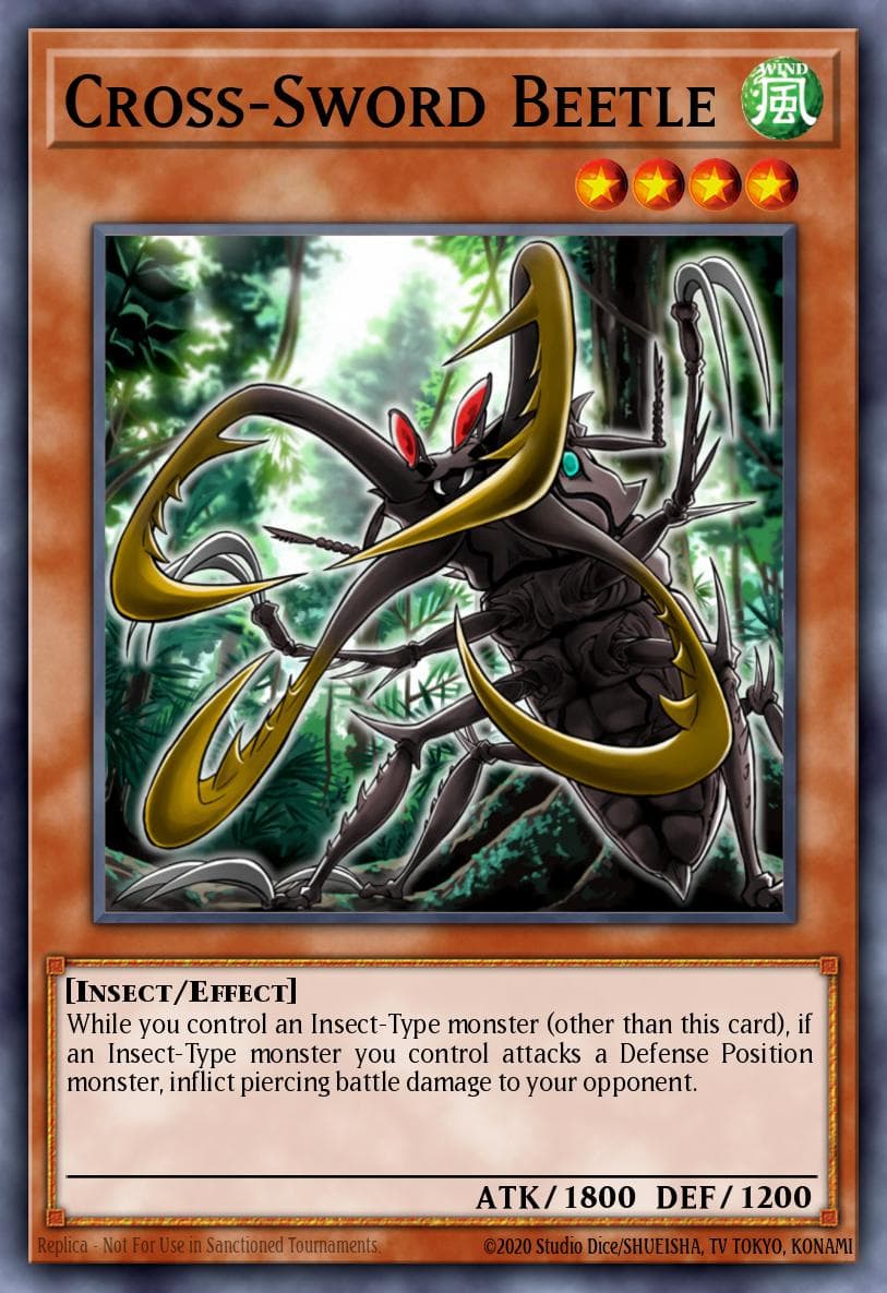 Cross-Sword Beetle — Battle Pack 3: Monster League