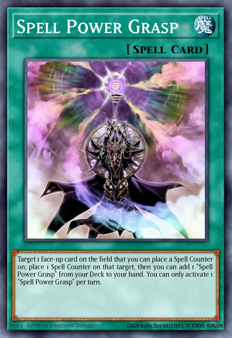 Spell Power Grasp — Structure Deck: Order of the Spellcasters Yu-Gi-Oh! card by KAZUKI TAKAHASHI